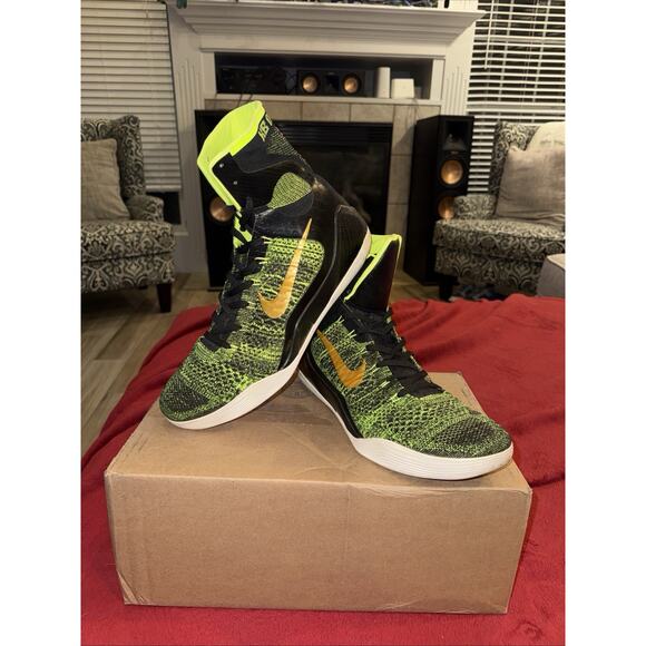Nike Kobe IX Elite High Volt Gold Black Men’s 14 Excellent Cond No Box630847-077 main image 5